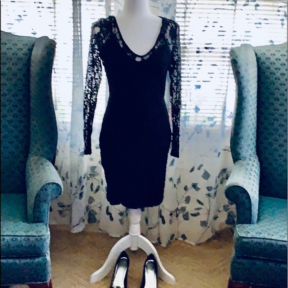 ALONDRA BLACK BRESS STRECH SZ L - Picture 6 of 8